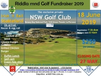 Riddla MND Golf Fundraiser 2019
